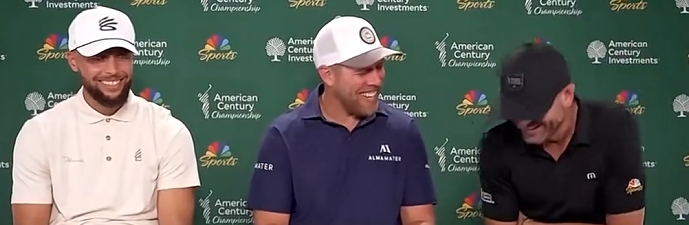 同台选手打断Slater提问：库里不想跟老詹打球 别问了OK？